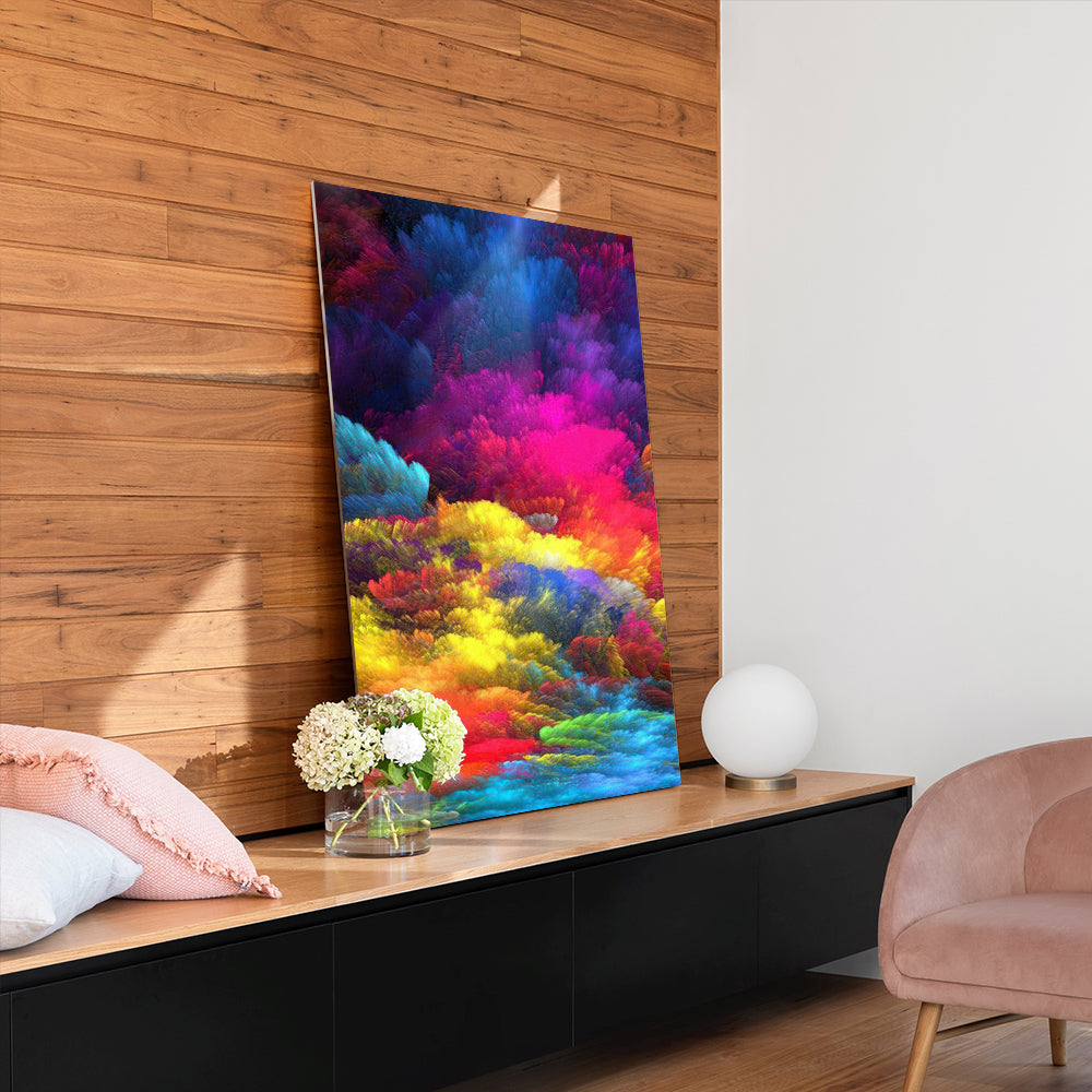 Rainbow explosion
