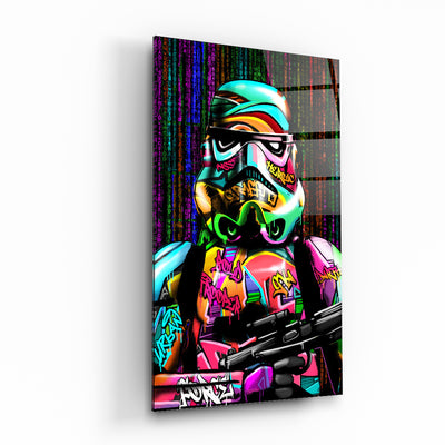 Graffiti storm trooper