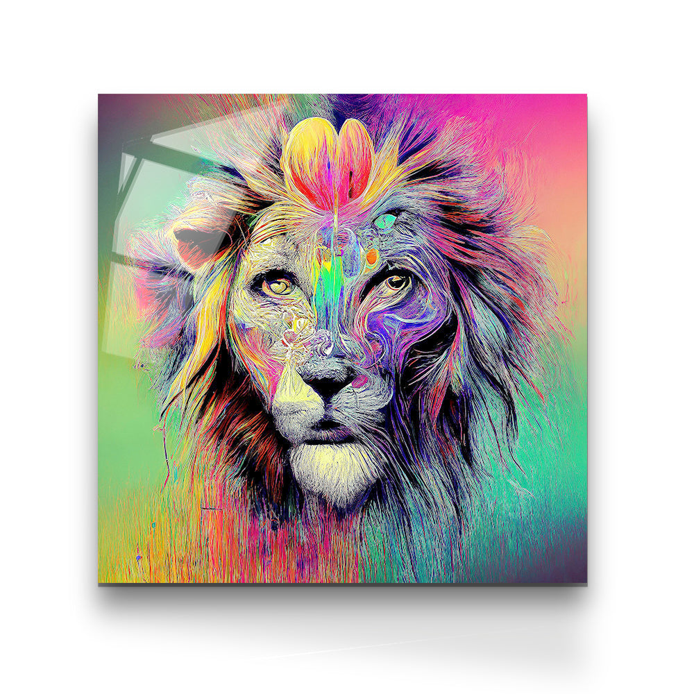 Colourful Lion