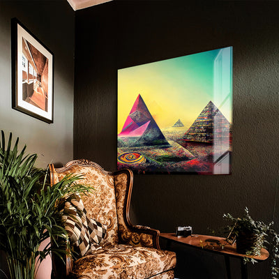 Colourful Pyramids