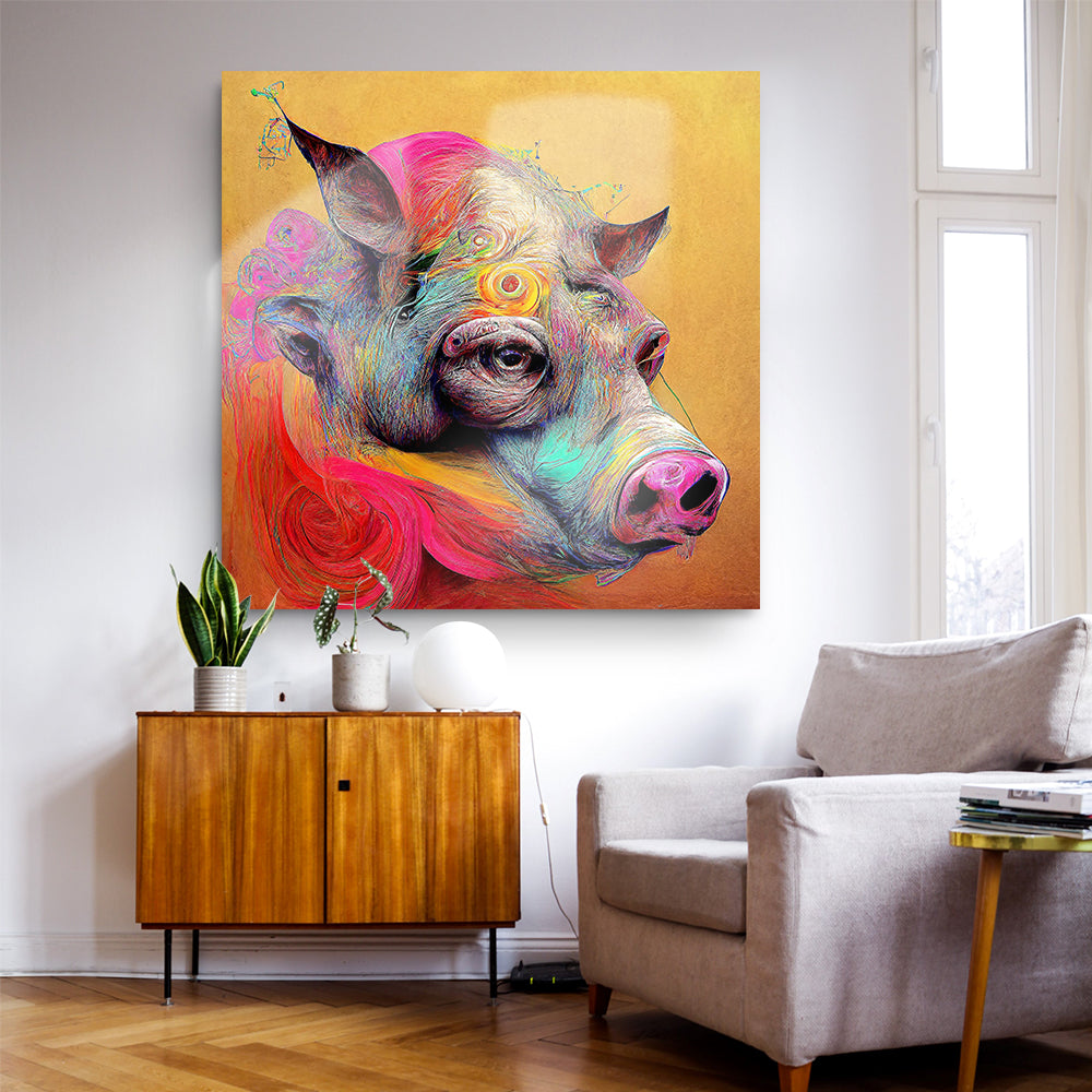 Colourful Pig