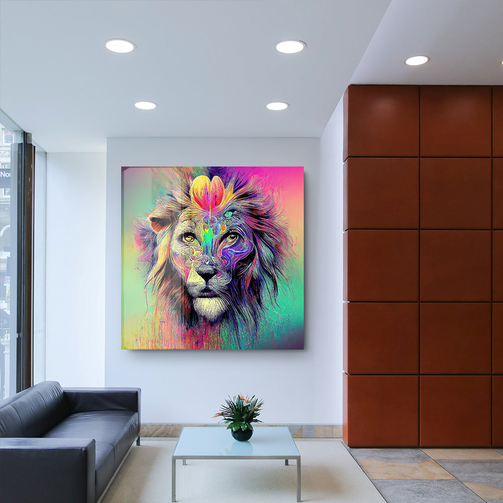 Colourful Lion