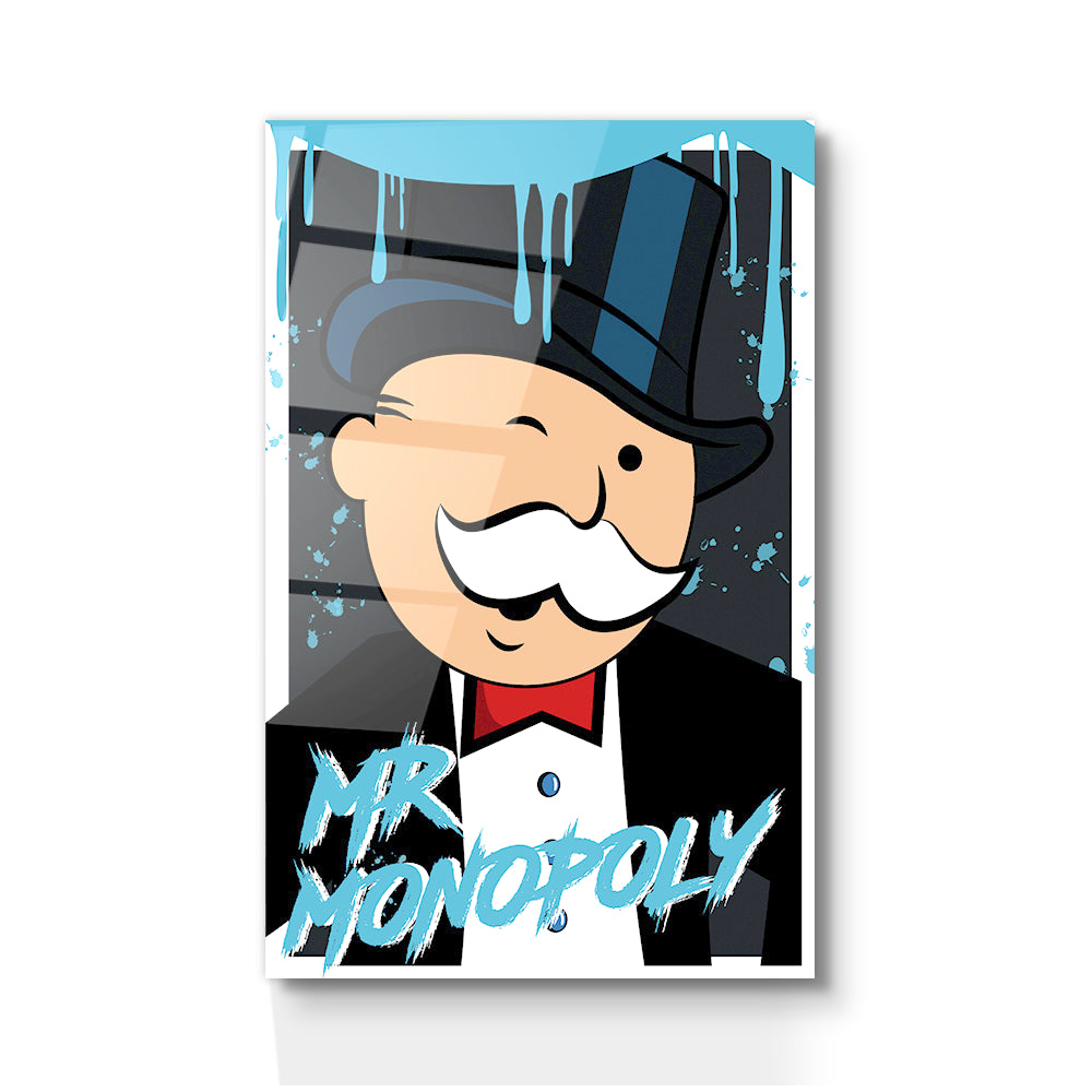 Mr Monopoly Blue